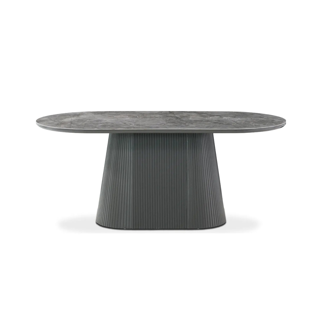 Bellagio 180cm Sintered Stone Oval Dining Table