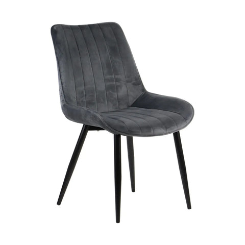 Grey Swivel Dining Chair