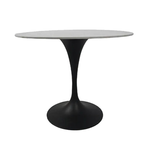 Bruno Small Round Dining Table with Roco Swivel Chairs