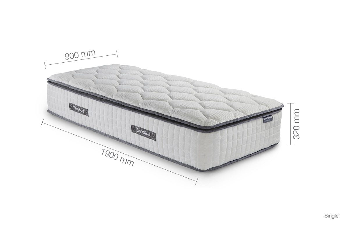 Sleepsoul Bliss 800 Pocket Memory Pillow Top Mattress