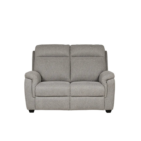 Bowen Grey Fabric 2 Seater Fixed Sofa - Front 