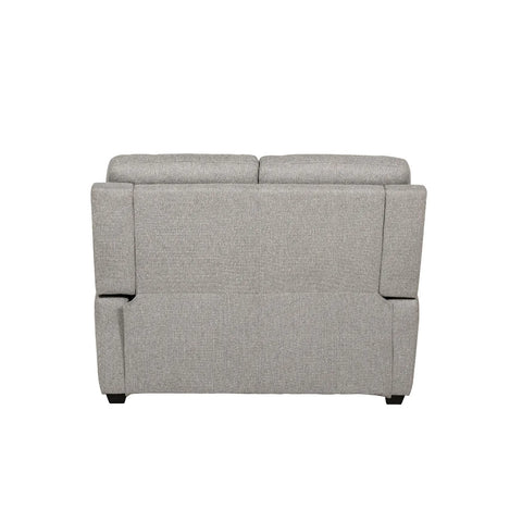 Bowen Grey Fabric 2 Seater Fixed Sofa - Back