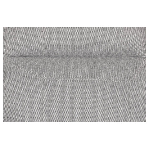 Bowen Grey Fabric 2 Seater Fixed Sofa - Fabric