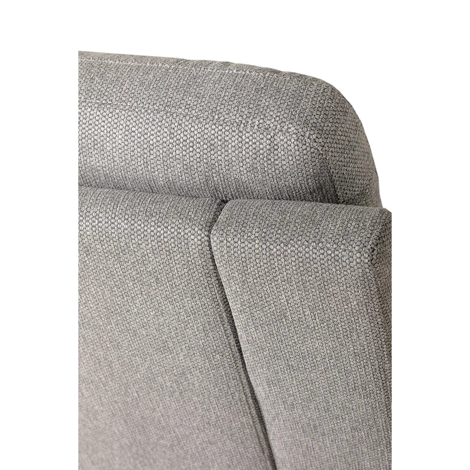 Bowen Grey Fabric 2 Seater Fixed Sofa