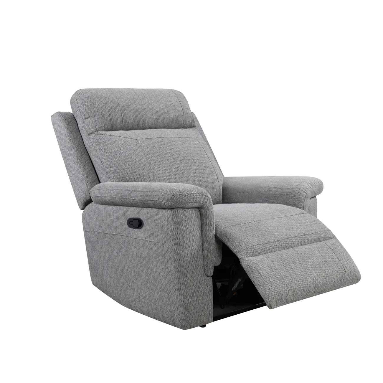 Bowen Grey Fabric 1 Seater Manual Recliner