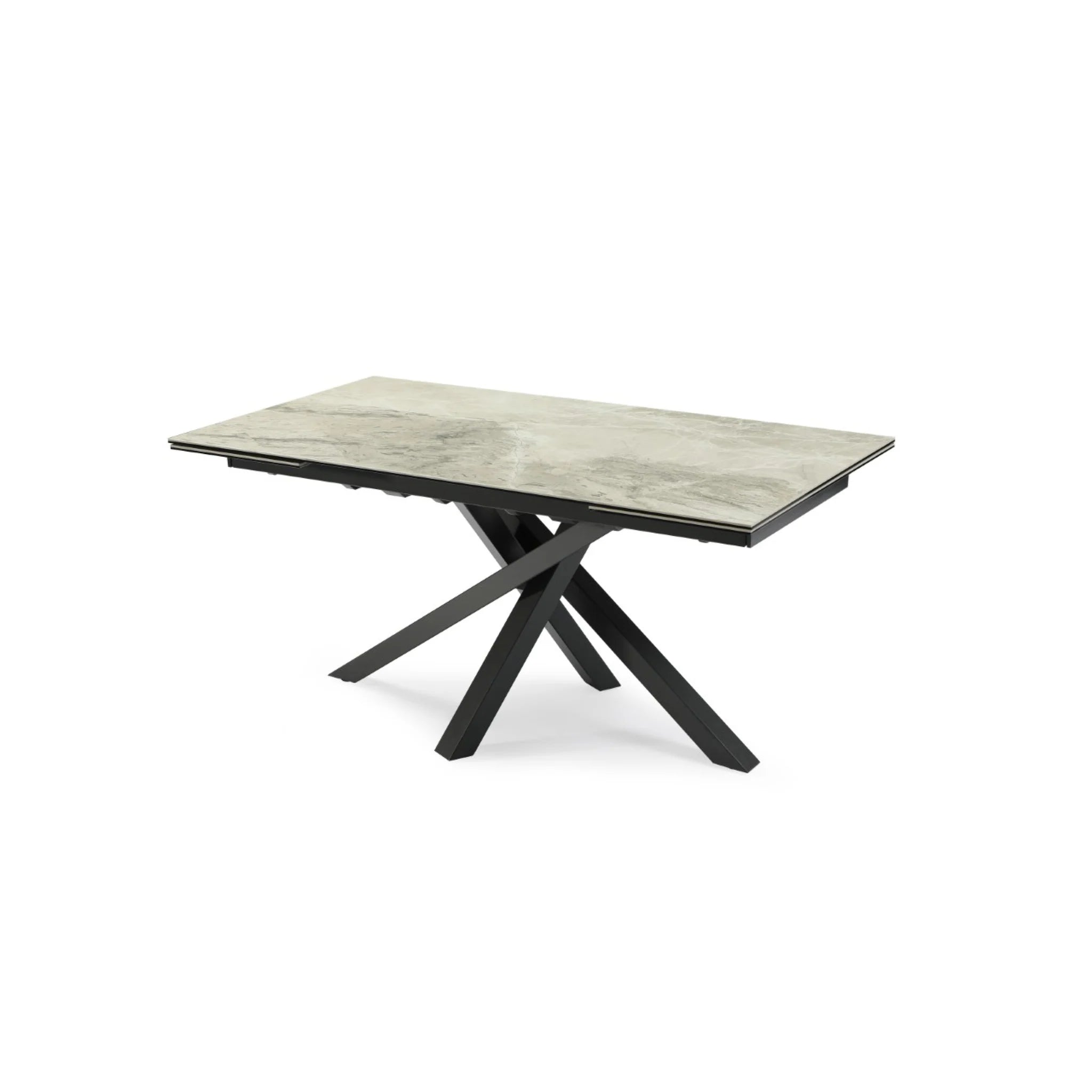 Samurai Extending Dining Table With Light Grey Ceramic top