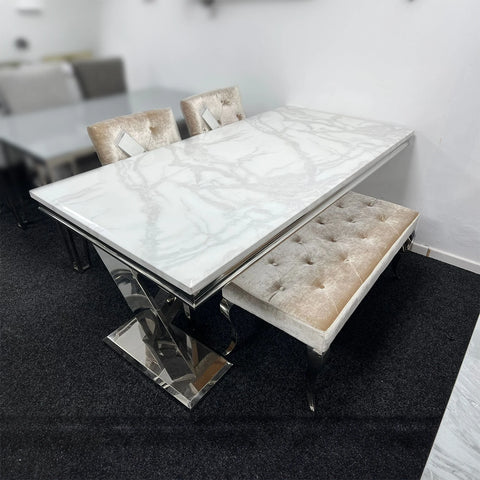 Vittoria 1.8M Marble Dining Table