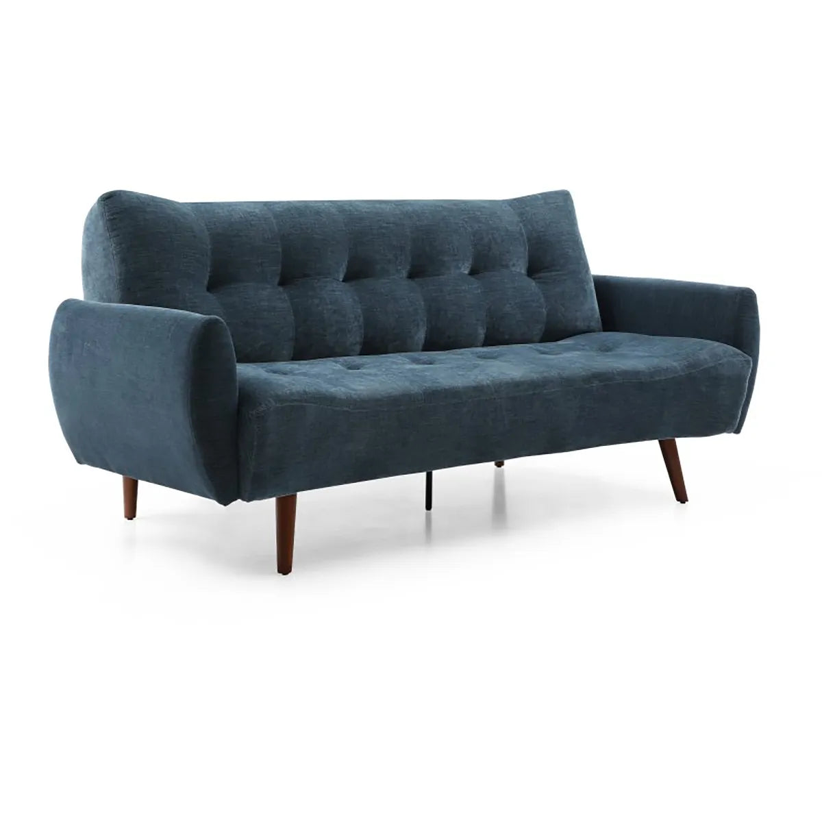 Buno Navy Chenille Fabric Sofa Bed