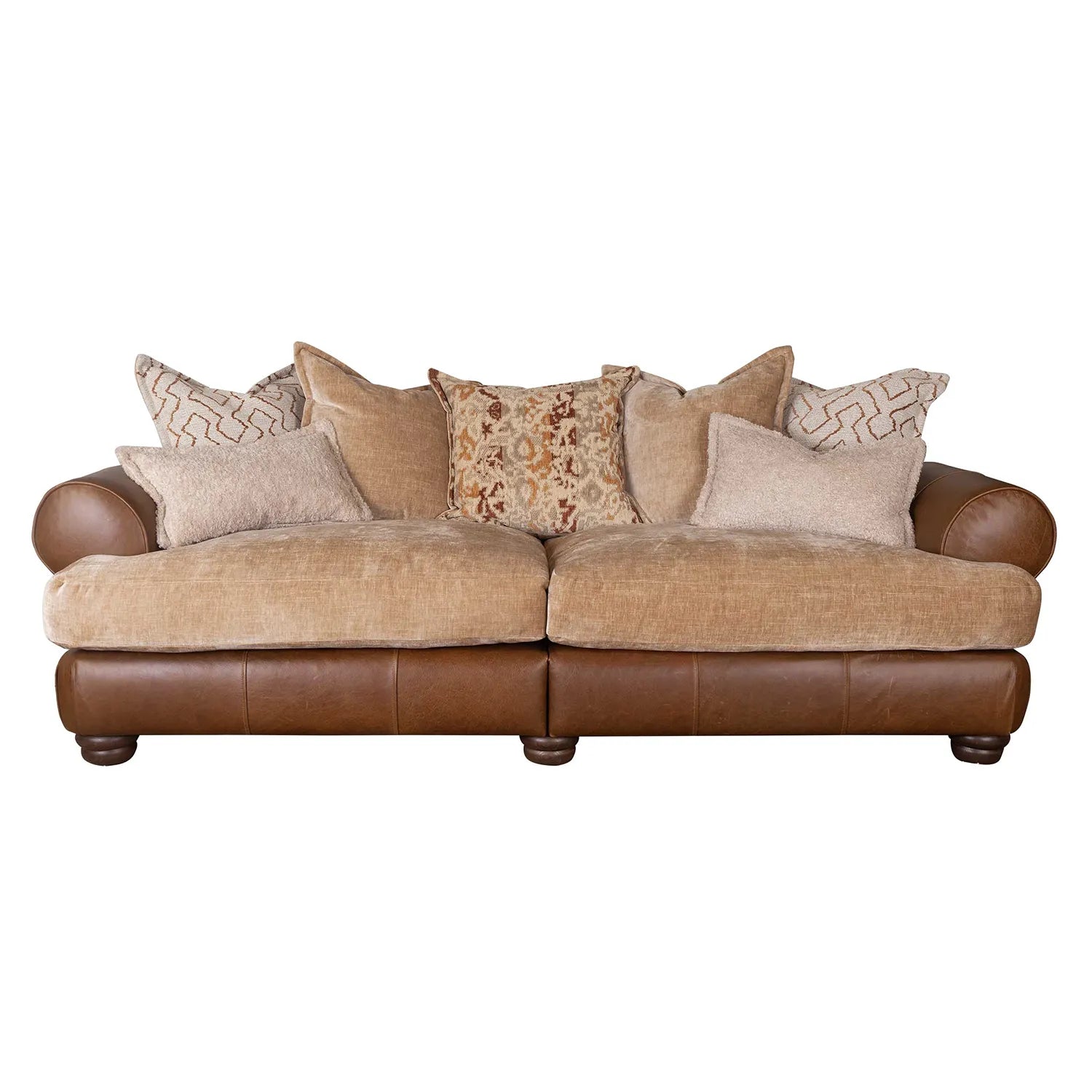 Horatio Leather & Fabric Sofa