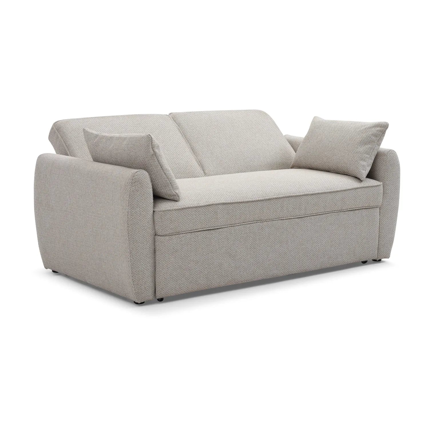 Burnley Natural Textured Weave Fabric Sofa Bed