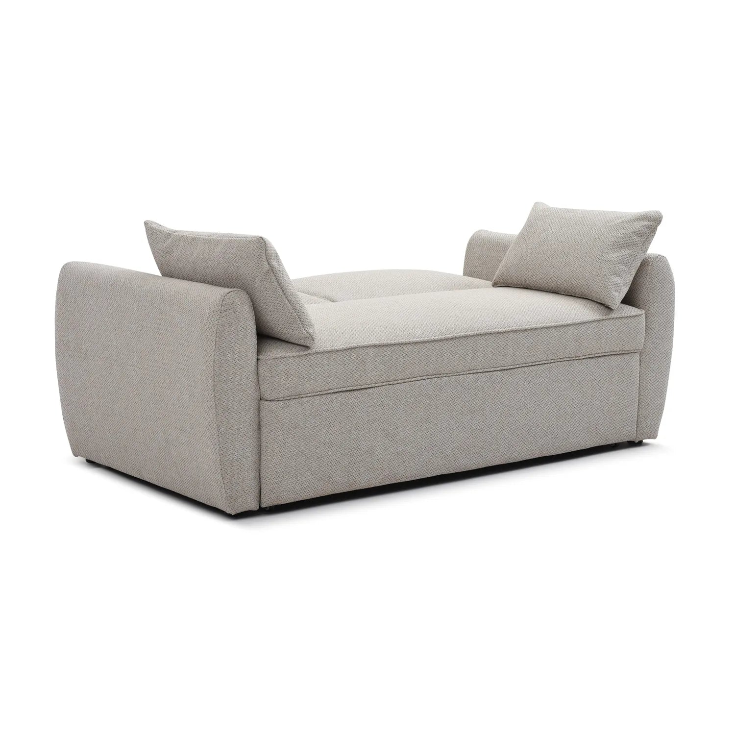 Burnley Natural Textured Weave Fabric Sofa Bed