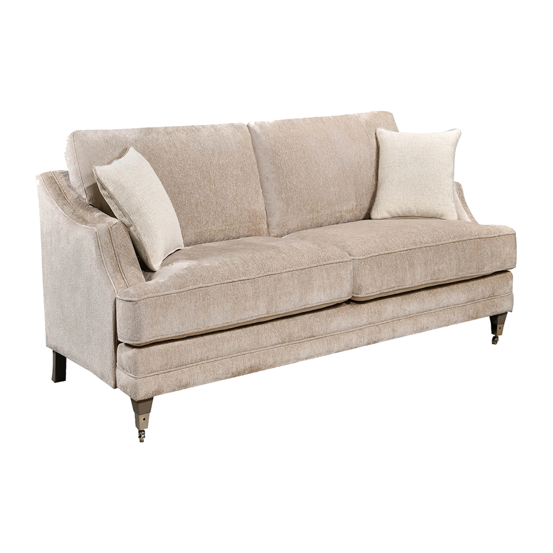 Belvedere Fixed Back Large 2 Seater Sofa - Mink