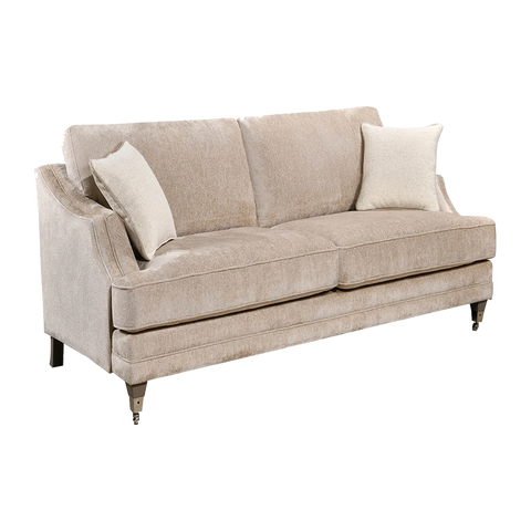 Belvedere Fixed Back Large 2 Seater Sofa - Mink