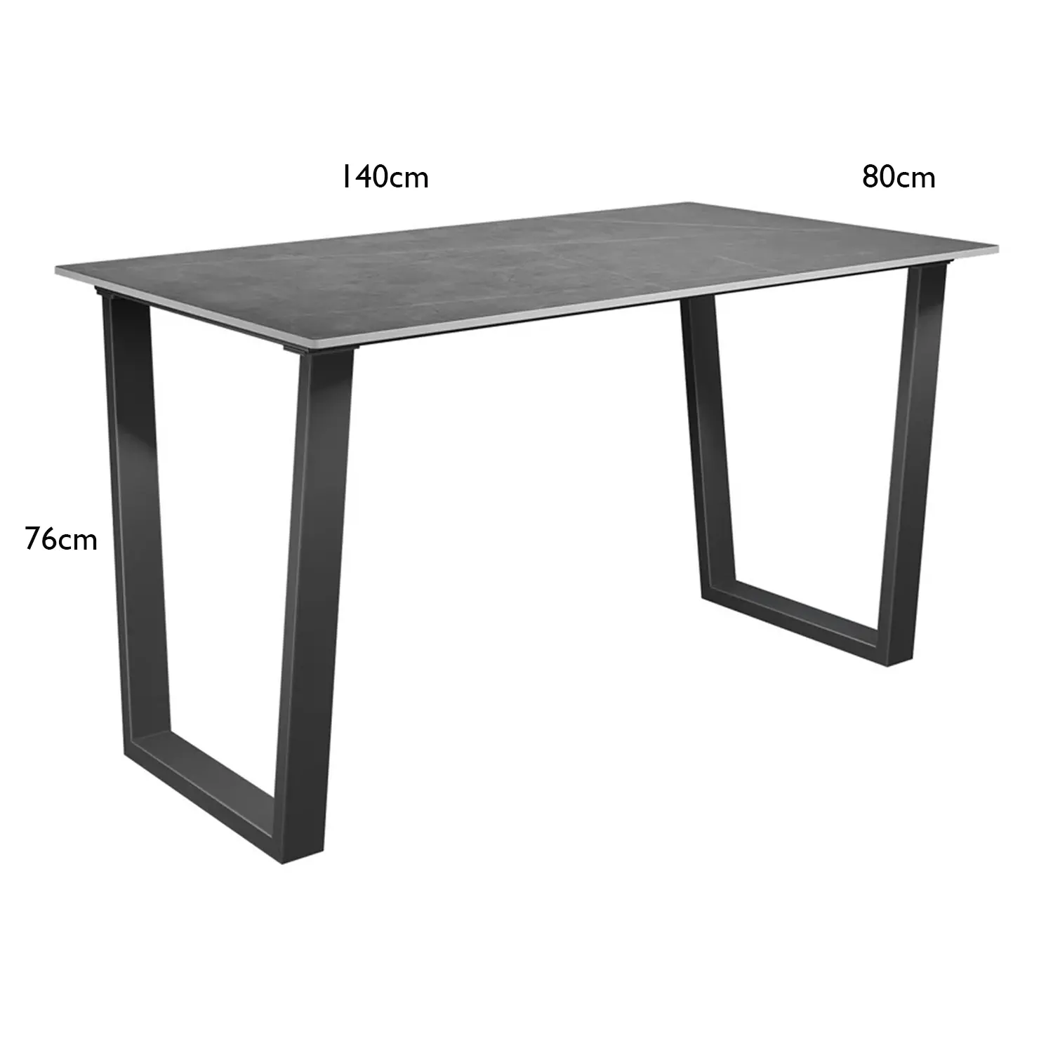 Cerutti Grey Ceramic Dining Table with Left Hand Facing Corner Bench and Low Backless Bench Set