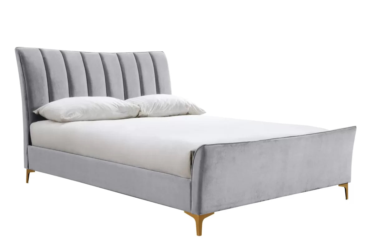 Flora Fabric Upholstered Bed - Small Double, Double or King
