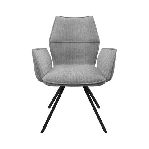 Iris Grey Fabric Dining Chair