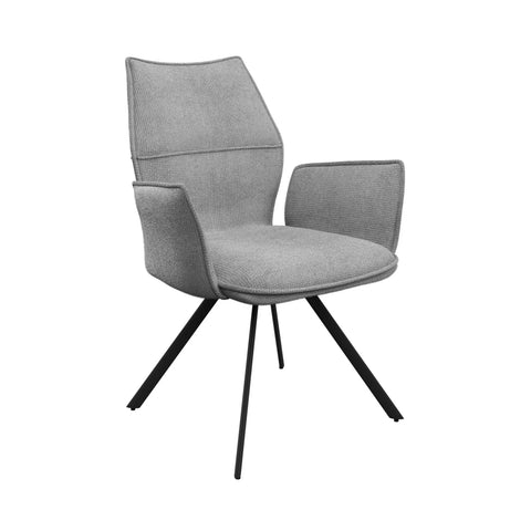 Iris Grey Fabric Dining Chair