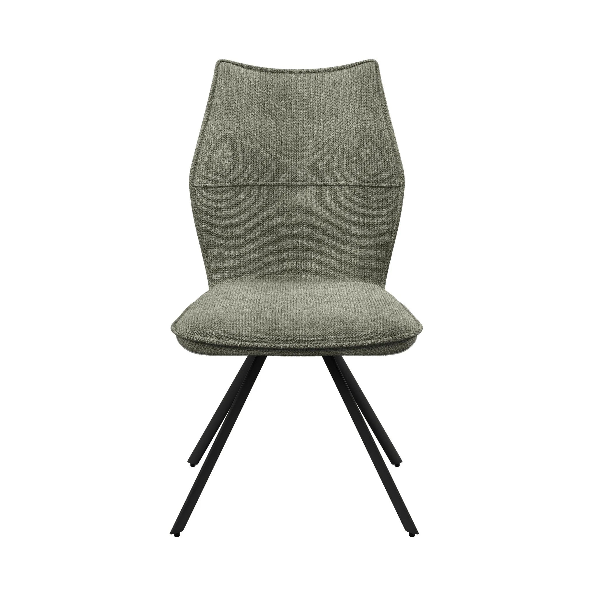 Iris Green Fabric Upholstered Dining Chair - Set of 4