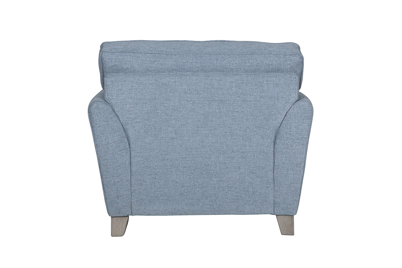 Cromwell Blue Linen Fabric Sofa