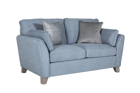 Cromwell Blue Linen Fabric Sofa