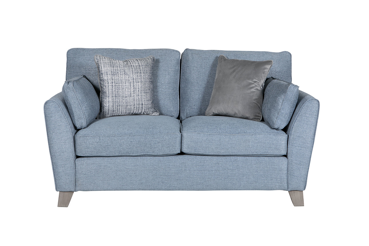 Cromwell Blue Linen Fabric Sofa