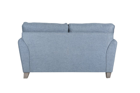 Cromwell Blue Linen Fabric Sofa