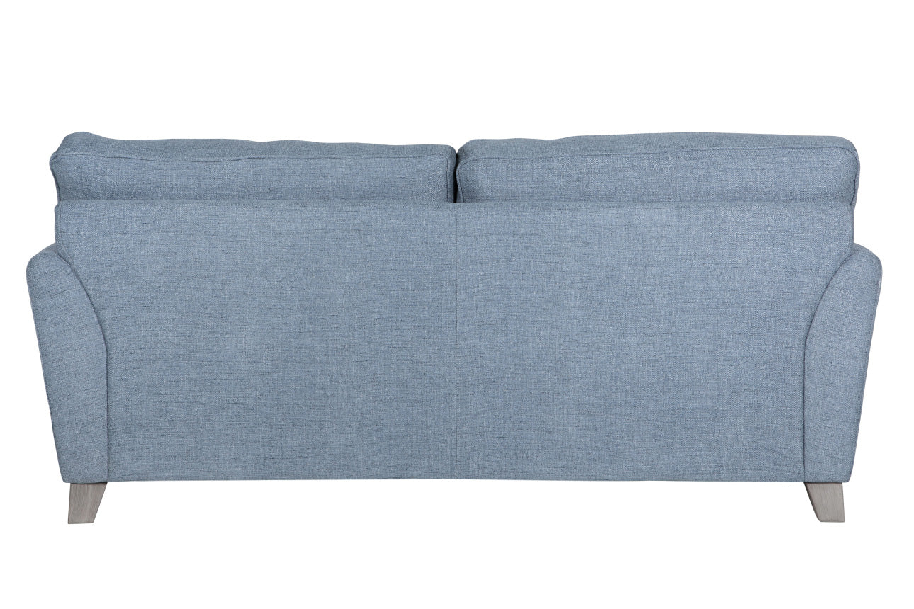 Cromwell Blue Linen Fabric Sofa