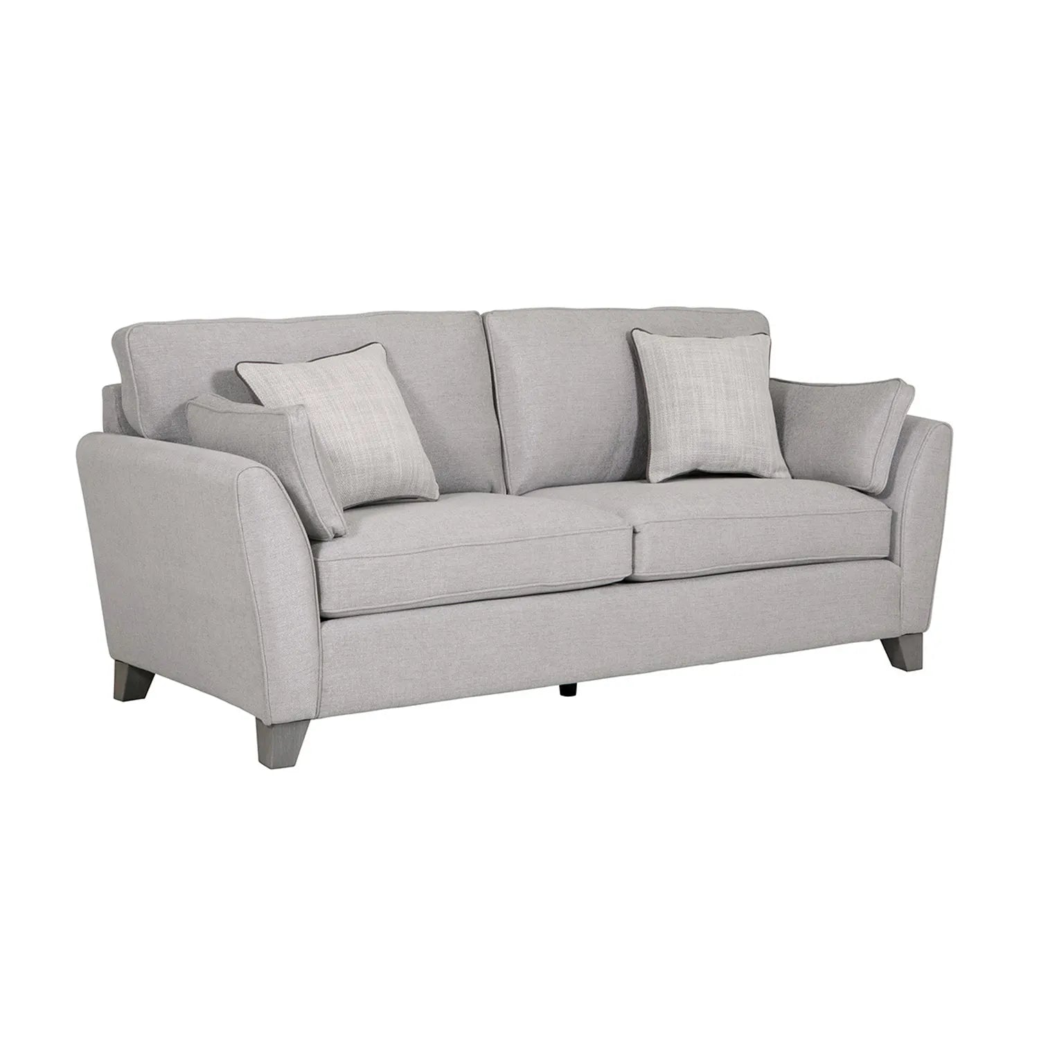 Cromwell Light Grey Linen Fabric Sofa