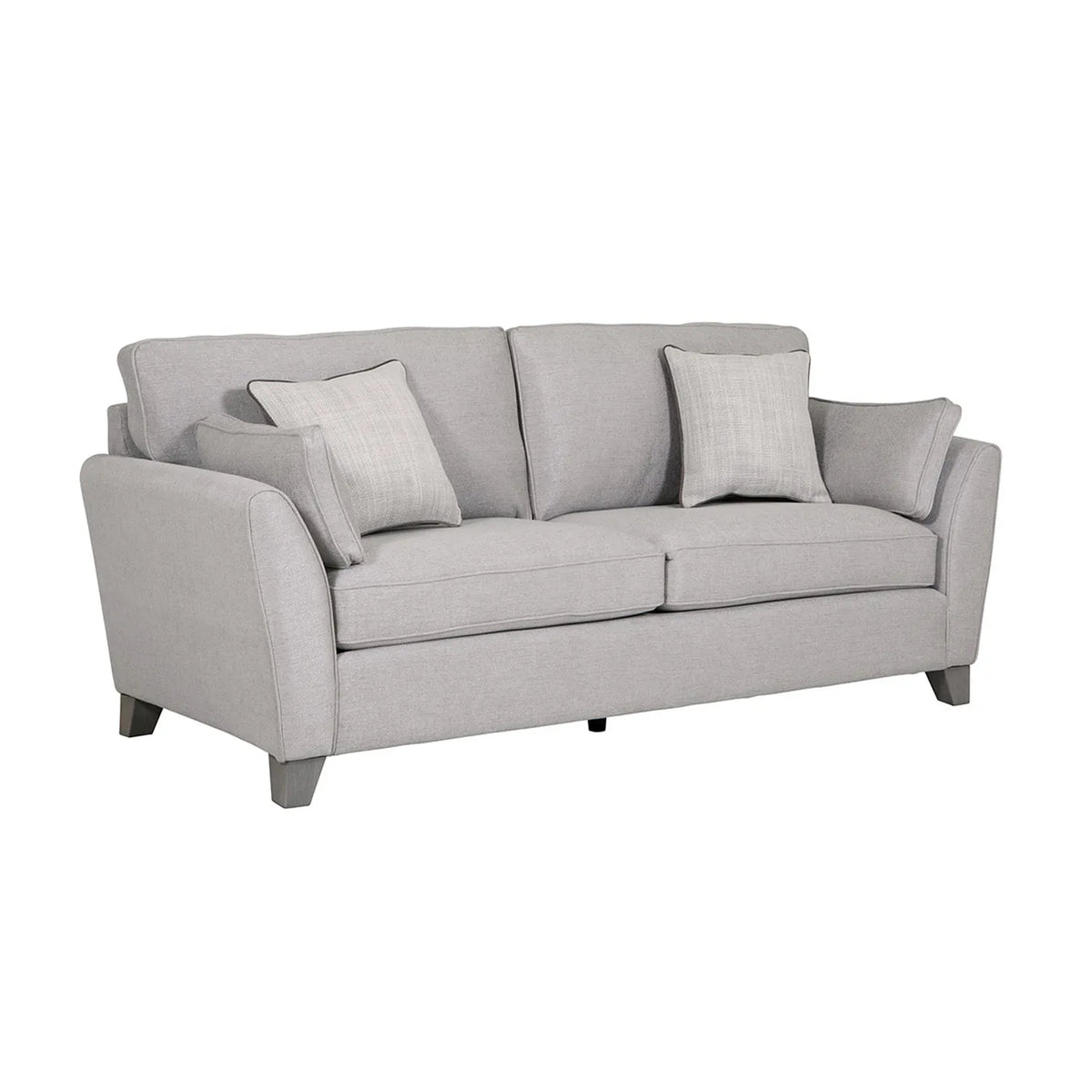 Cromwell Light Grey Linen Fabric Sofa