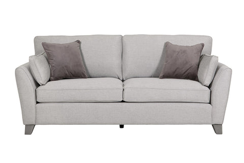 Cromwell Light Grey Linen Fabric Sofa