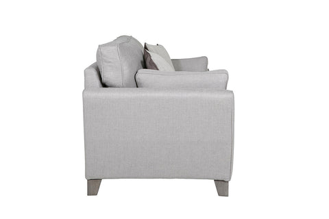 Cromwell Light Grey Linen Fabric Sofa