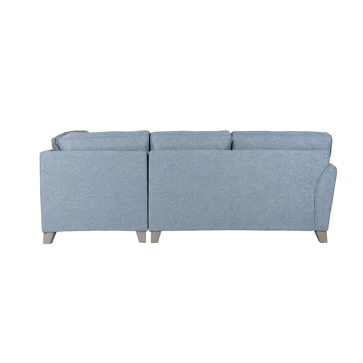 Cromwell Blue Linen Fabric RHF Corner Sofa