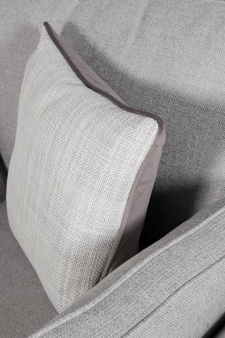 Cromwell Light Grey Linen Fabric Sofa