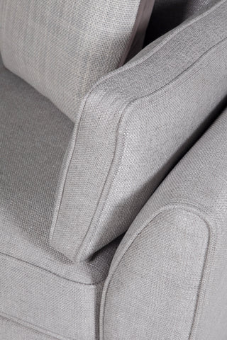 Cromwell Light Grey Linen Fabric Sofa