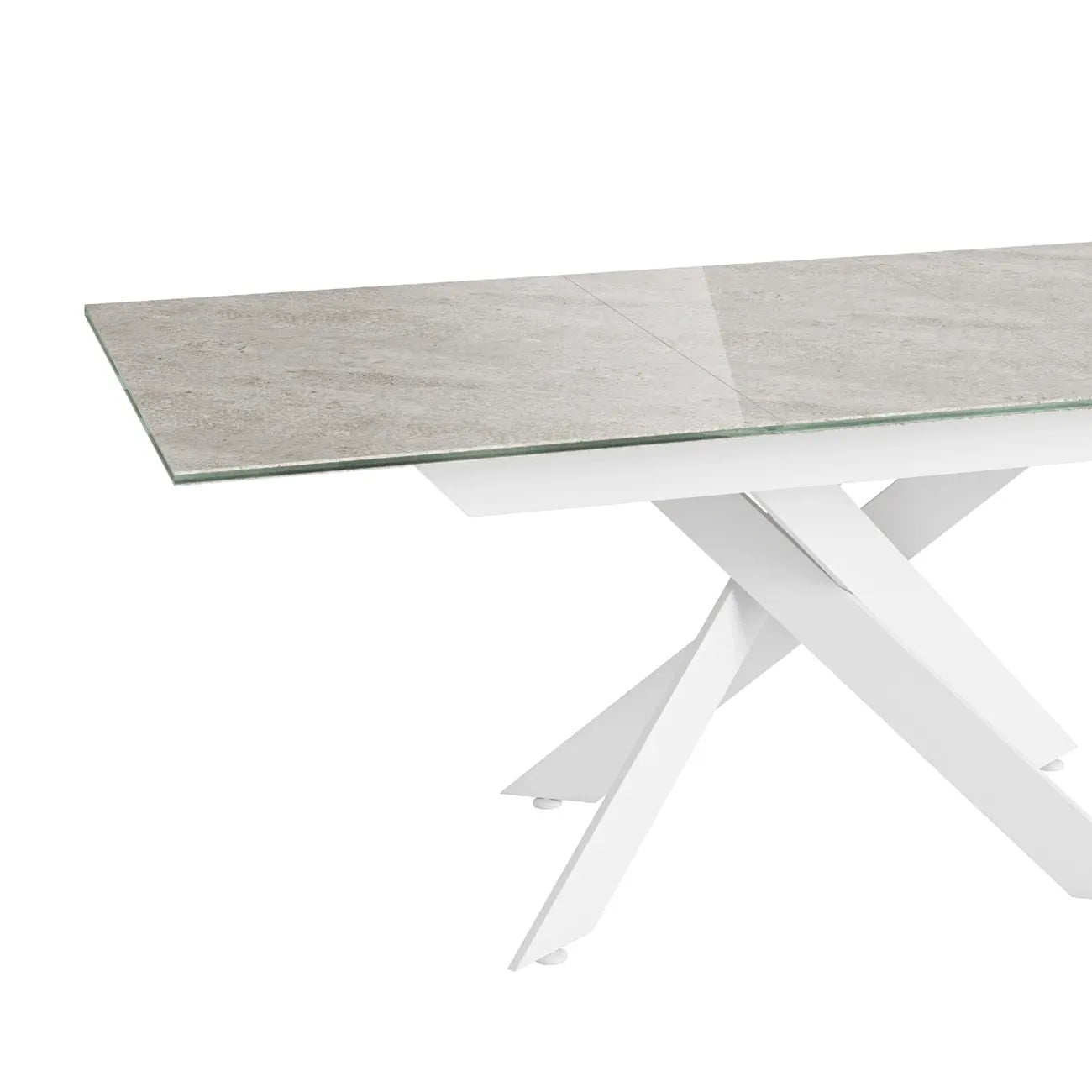 Cairo 160-200cm Matt Grey Ceramic Extending Dining Table