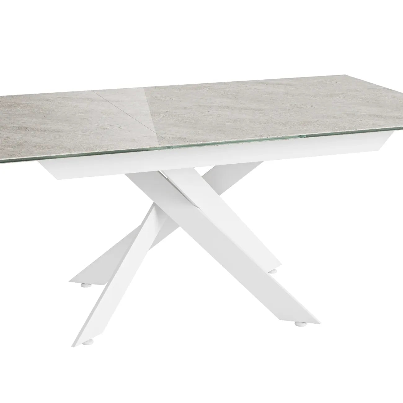 Cairo 160-200cm Matt Grey Ceramic Extending Dining Table