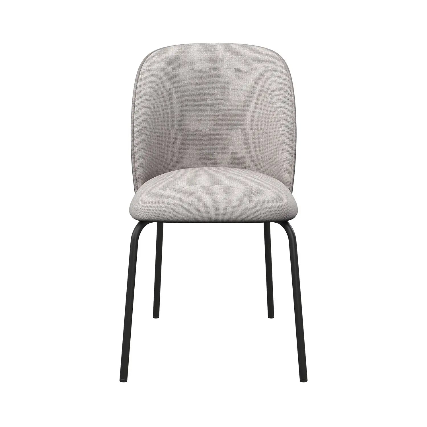 Set of 6 Two Colour Tone Cartier Grey Dining Chairs