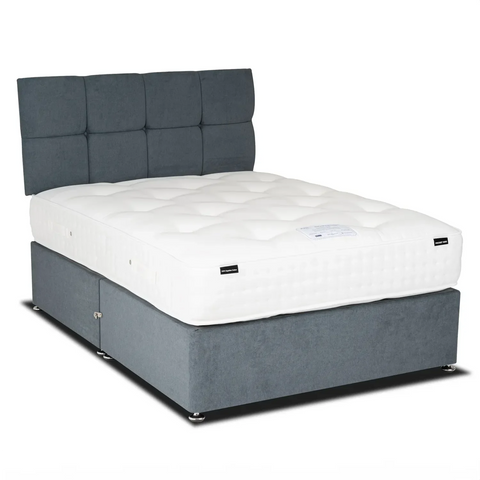 Repose Cashmere Gold 2000 Pocket Mattress, Available in Single, Small Double, Double, Kingsize, SuperKing - Side View of Bed 