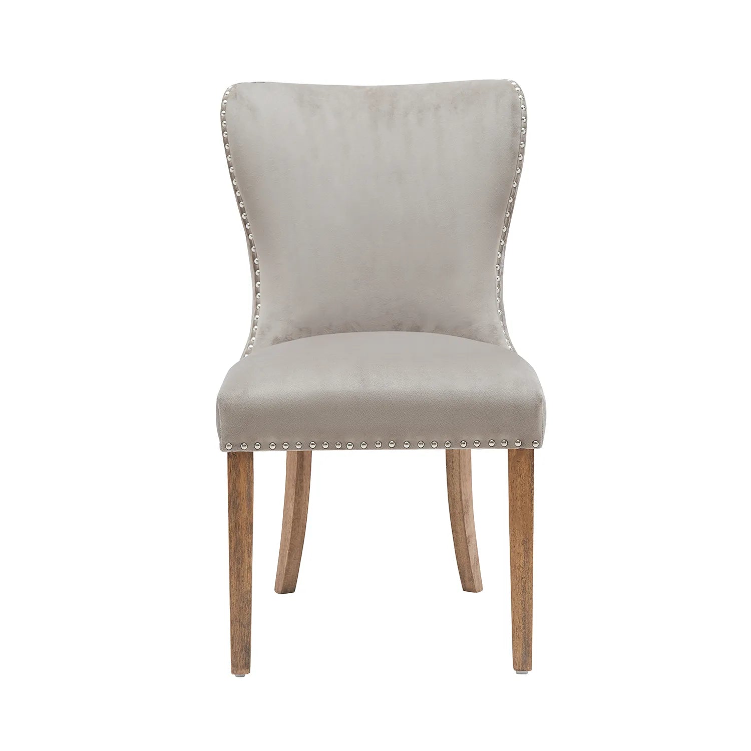 Chennai Luxe Velvet Button Back Set of 4 Dining Chairs