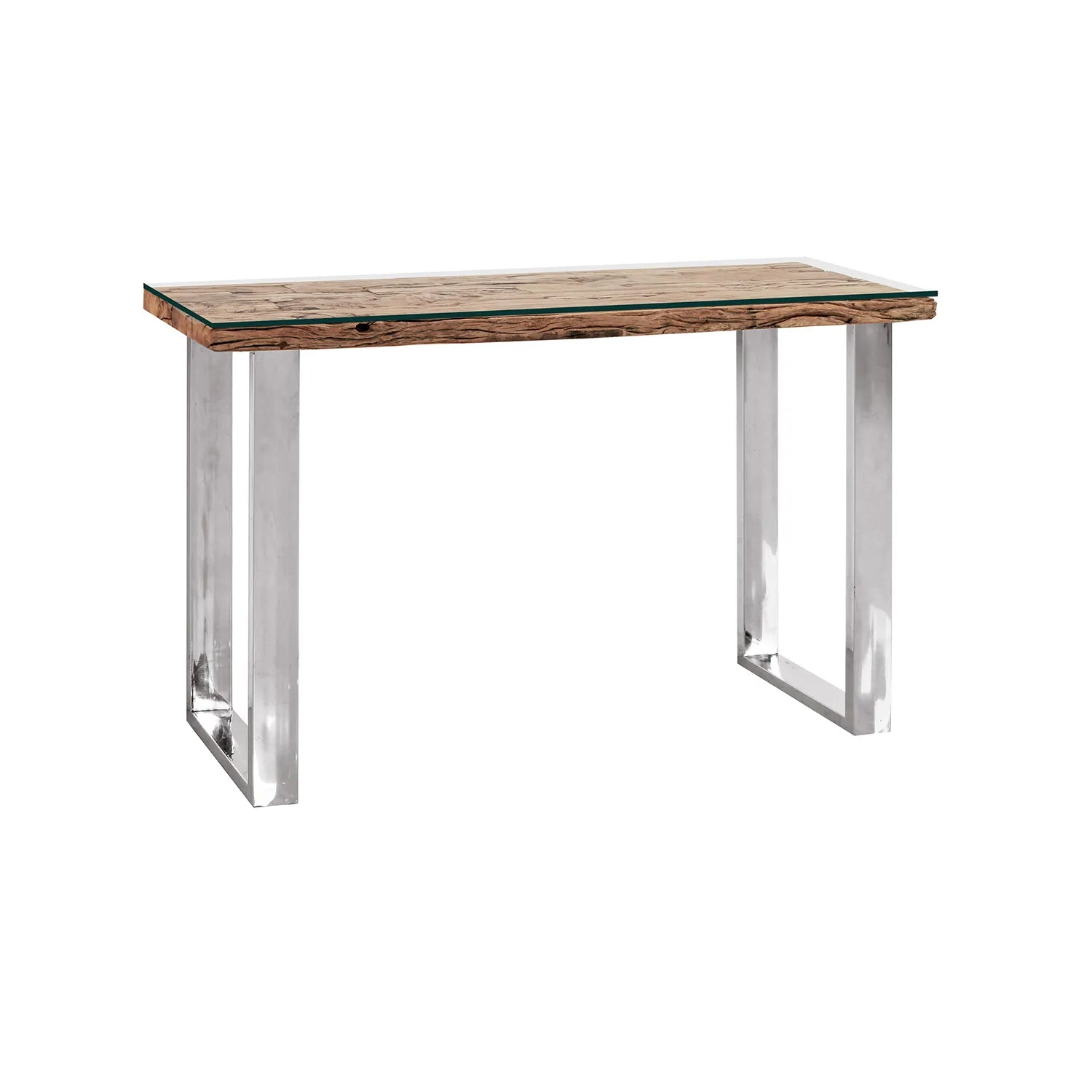 Chennai Railway Sleeper Wood Console Table