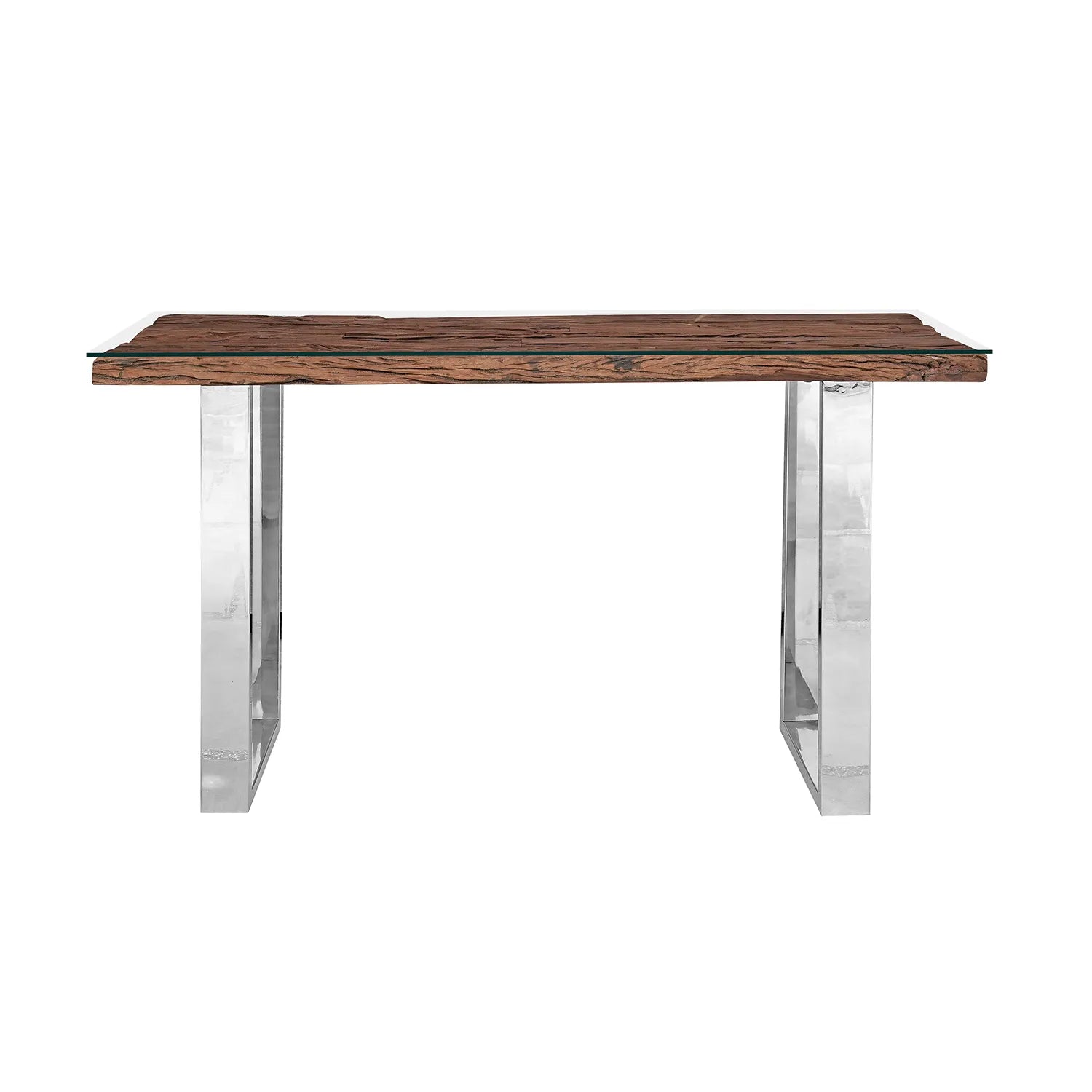 Chennai Railway Sleeper Wood Console Table