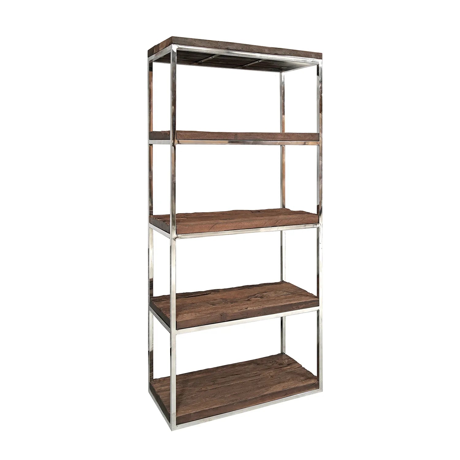 Chennai Railway Sleeper Wood Shelf Unit