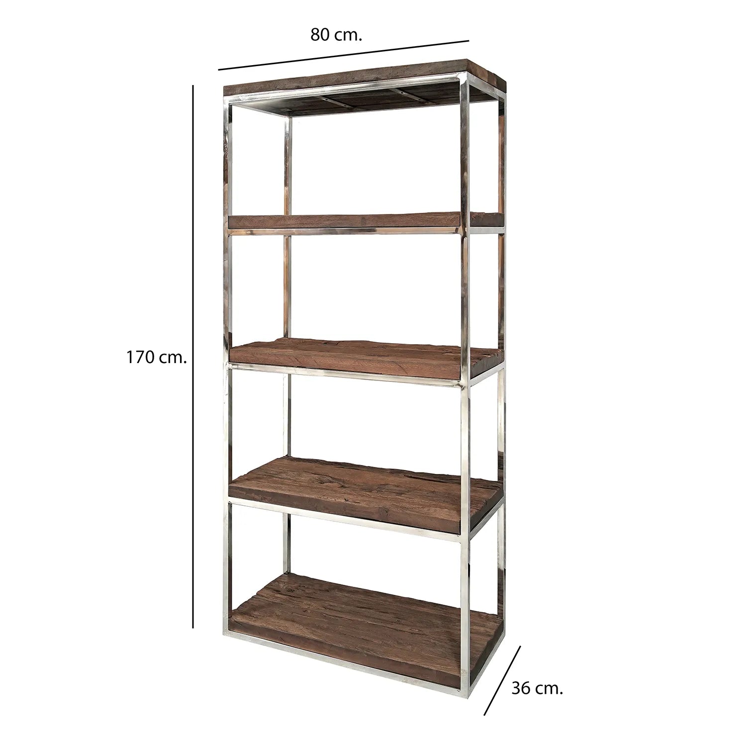 Chennai Railway Sleeper Wood Shelf Unit