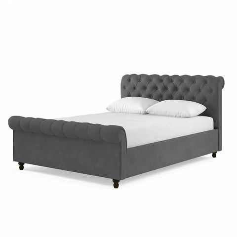 Chester Bed Frame, available in Single, Small Double, Double, Kingsize and Superking. Available in a variety of colours and fabrics - Main Image 