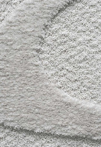 Cleo Textured Cream Rug - Close Up Image