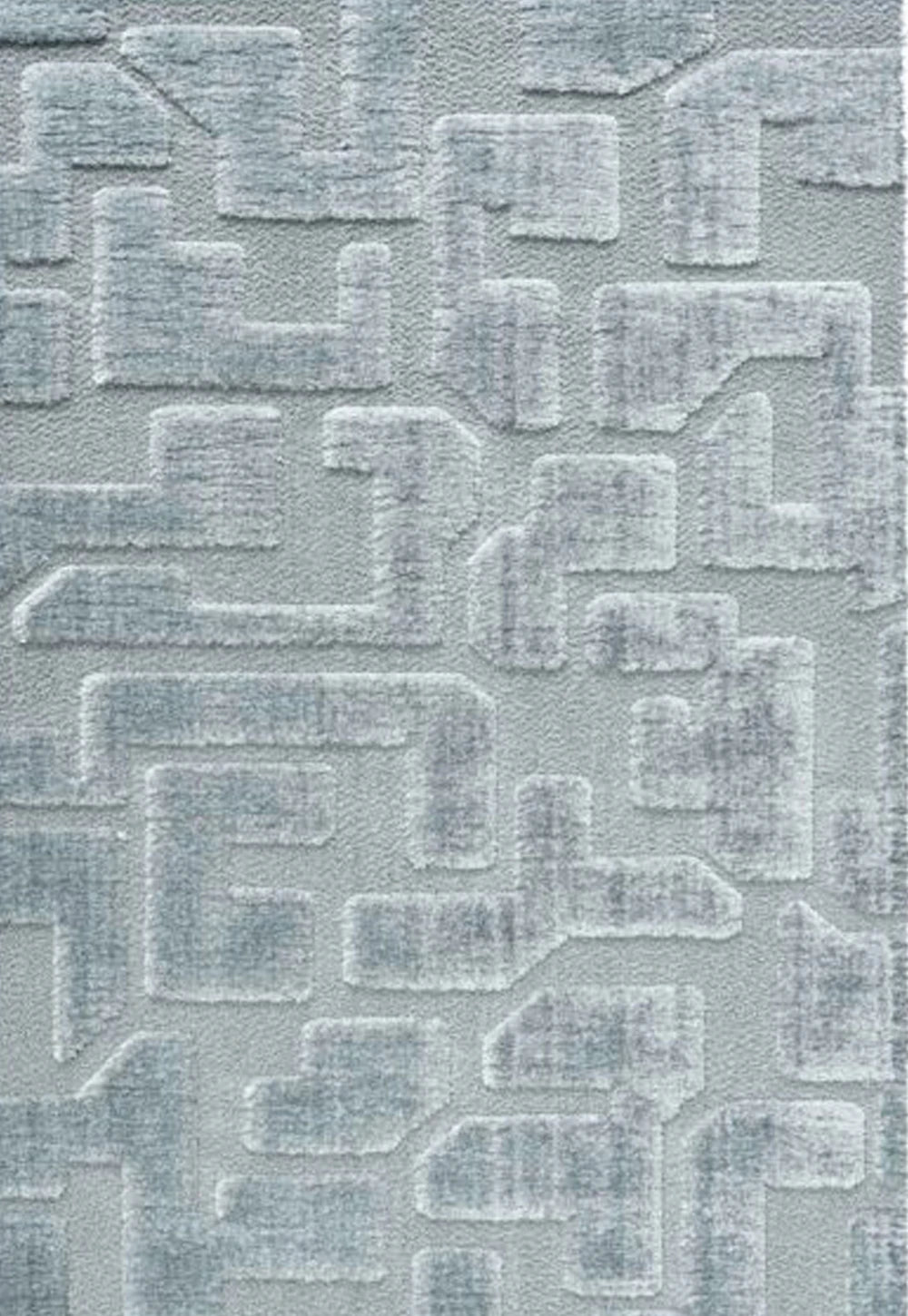 Cleo Grey Textured Abstract Rug - Main Image 