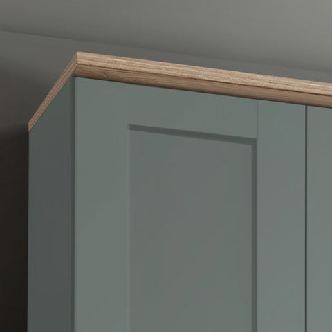 Kempton Wardrobe Cornice in Nordic Oak