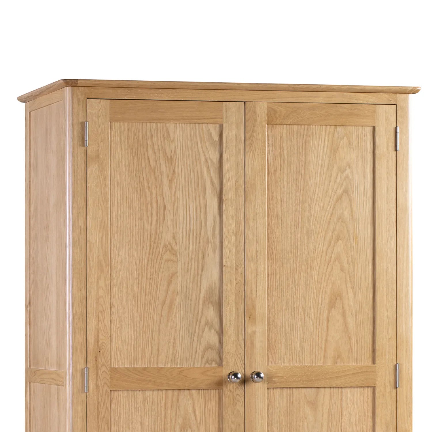 Cotswold Solid Oak 2 Door 1 Drawer Gents Wardrobe