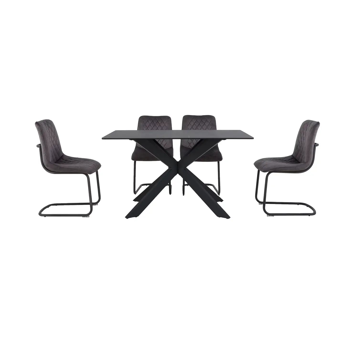 Creed Small Table and 4 Chairs Dining Set