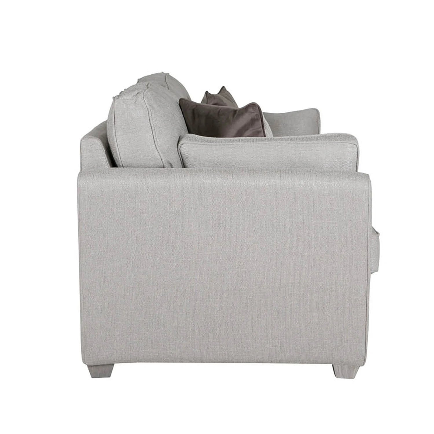 Cromwell Light Grey Linen Fabric Sofabed